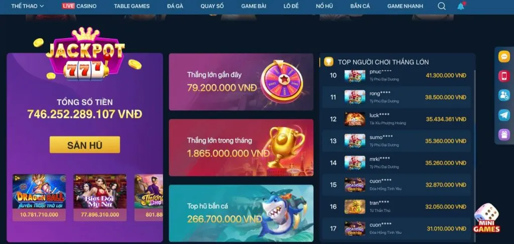 Video slot phiêu lưu